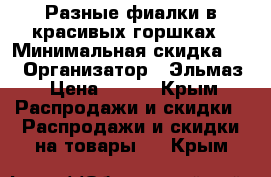 Разные фиалки в красивых горшках › Минимальная скидка ­ 5 › Организатор ­ Эльмаз › Цена ­ 200 - Крым Распродажи и скидки » Распродажи и скидки на товары   . Крым